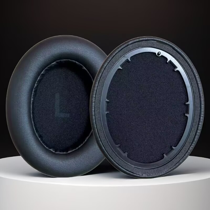 Кожен калъф за слушалки Earfun Wave Pro, шумопоглъщащи възглавнички за уши, покрити с протеинова кожа, аксесоари за слушалки