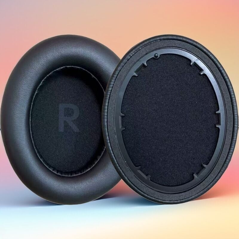 Кожен калъф за слушалки Earfun Wave Pro, шумопоглъщащи възглавнички за уши, покрити с протеинова кожа, аксесоари за слушалки