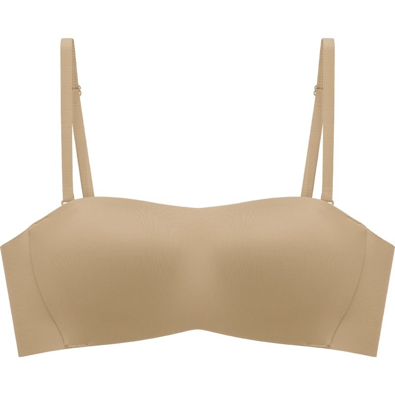 Bandeau grudnjak bez naramenica, lagani ljetni model, za mali dekolte, nevidljiv, bez šavova, protiv klizanja