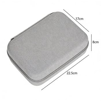 EVA futrola za podatkovne kablove i power bank, čvrsto kućište, zatvarač, prenosna, po narudžbi