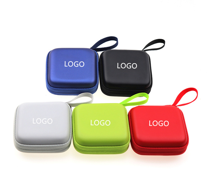 Eva torbica za pohranu slušalica od PU+ EVA materijala, reljefno tiskanje, organizator za kabel, torbica za auto punjač, 3C elektroničko pakiranje, model SC0878, usklađena boja