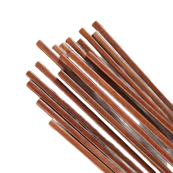 Bețișoare de lemn natural – set cu 10 perechi, din lemn roșu de santal și Padauk, fără vopsea și ceară, antiderapante, rezistente la mucegai și la temperaturi ridicate
