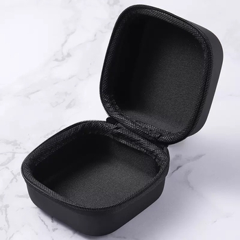 Kockasta EVA kutija za pohranu s ručkom, prijenosna torbica sa zatvaračem za kabelske podatke i pretinac za Bluetooth slušalice