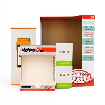 Design de cutie carton cu fereastră pentru căști Bluetooth, mouse și alte produse electronice