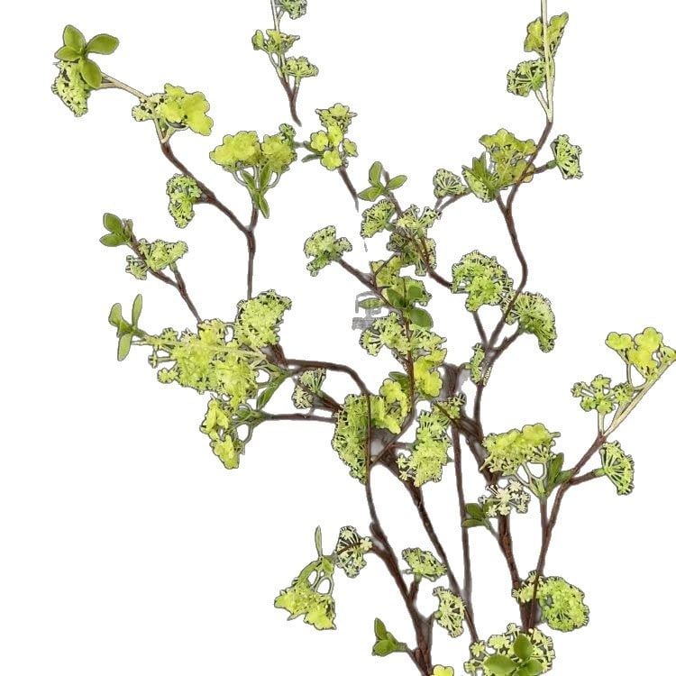 Ramuri artificiale Snow Willow pentru decor interior, aranjamente florale de casă și accesorii pentru ședințe foto, până la 10 cm