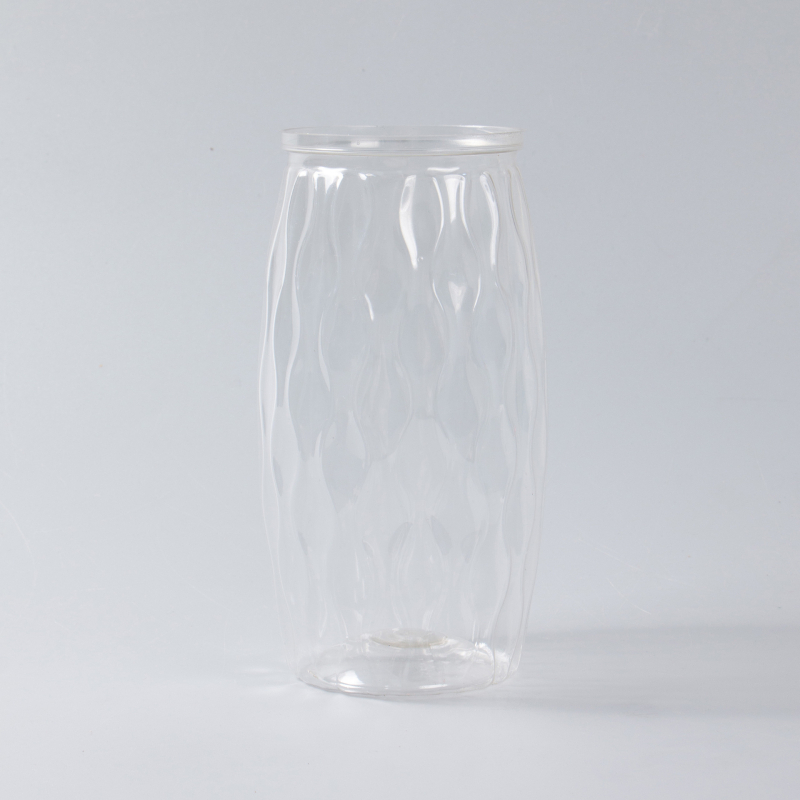 Vază din plastic personalizată cu flori uscate și crengi reale pentru decor de Anul Nou și Sărbători de primăvară, sufragerie