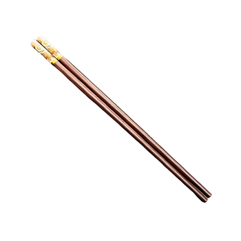 10 perechi bețișoare din lemn, anti-derapare, stil chinezesc, tacâmuri de bucătărie pentru acasă, model floral