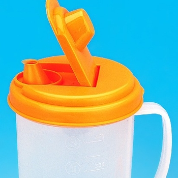 Recipient din plastic pentru ulei, cu pereți groși, etanș la scurgeri, 470 ml, pentru condimente