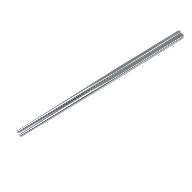 Bețișoare din titan pur, design pătrat din aliaj de titan, bețișoare de masă portabile, premium, rezistente la temperaturi înalte, din metal solid îngroșat