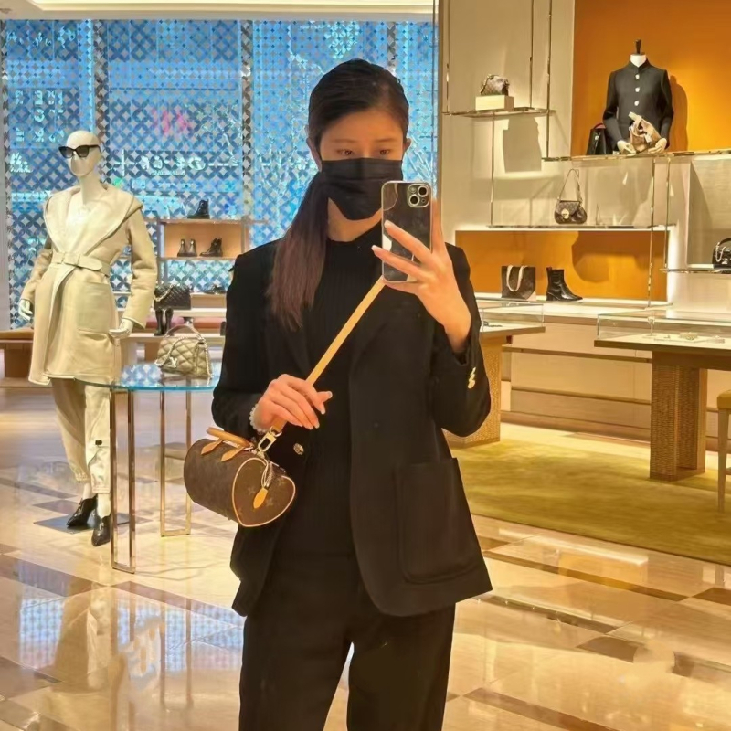 Ma hujia ženska kožna torbica s Y oblikom — klasična torba pod pazuhom, crossbody i torba preko ramena