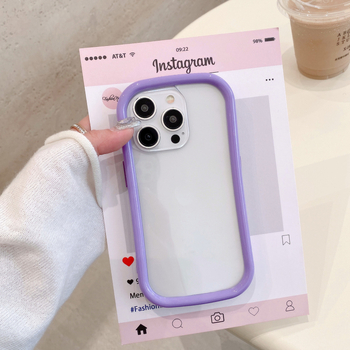 Kućište za iPhone 16 Pro / 15 Pro Max u candy bojama, prozirna baza, minimalističko zaštitno kućište za 14/13