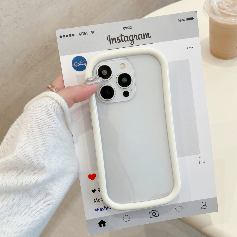 Kućište za iPhone 16 Pro / 15 Pro Max u candy bojama, prozirna baza, minimalističko zaštitno kućište za 14/13