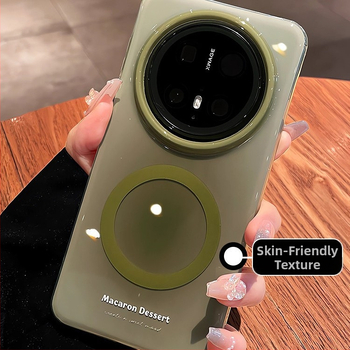 Magnetska futrola s gradientnim efektom zamagljivanja za Huawei Mate70Pro i Mate80Pro, ženska verzija, Matcha zelena