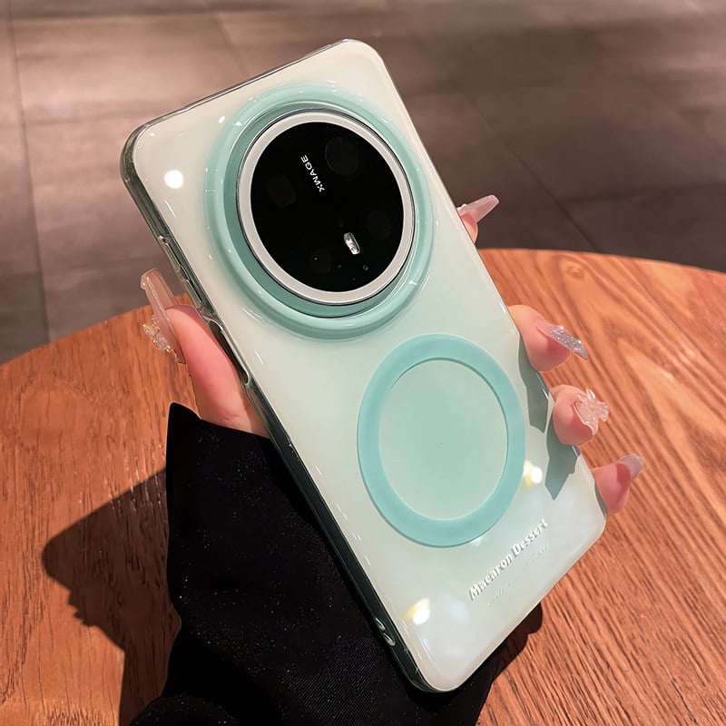 Magnetska futrola s gradientnim efektom zamagljivanja za Huawei Mate70Pro i Mate80Pro, ženska verzija, Matcha zelena