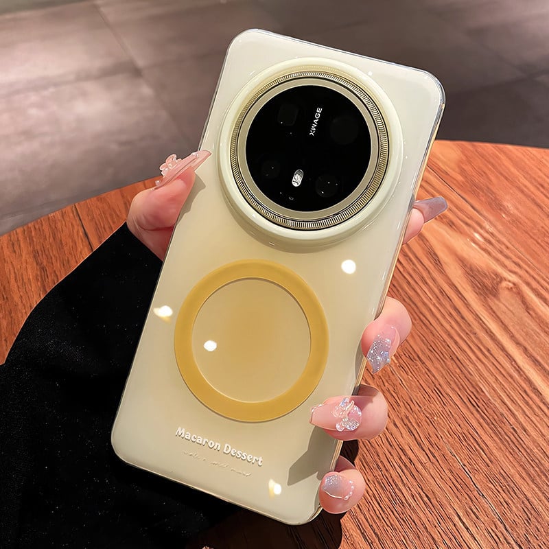 Magnetska futrola s gradientnim efektom zamagljivanja za Huawei Mate70Pro i Mate80Pro, ženska verzija, Matcha zelena