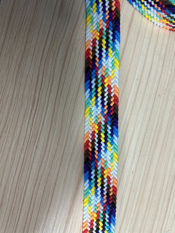 Wow Customized 22mm цветен дебел еластичен плетен каиш за часовник