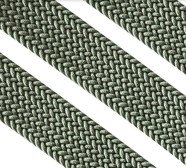 Wow Customized 22mm цветен дебел еластичен плетен каиш за часовник