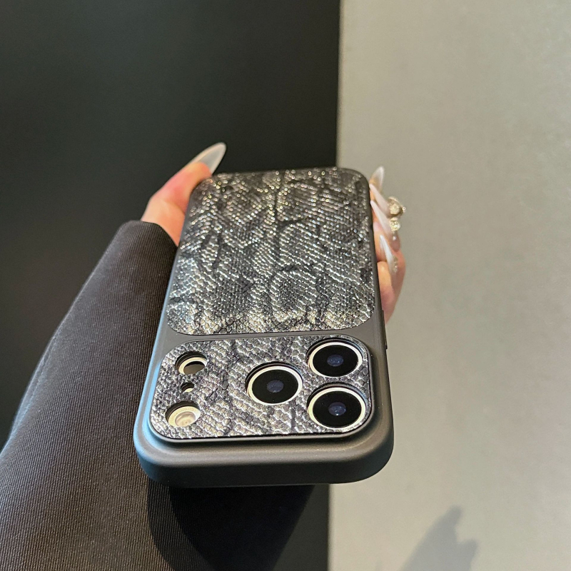 Lagana luksuzna maska sa uzorkom zmijske kože za seriju iPhone 13–17, s velikim prozorom i zaštitom od padova