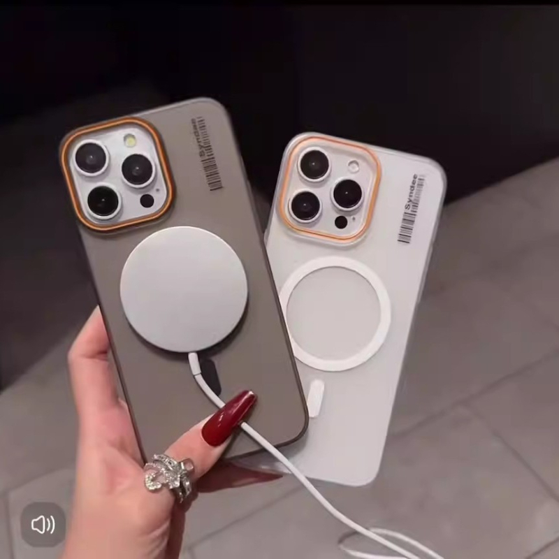 Kućište za iPhone 11–14 seriju, matna pijesak tekstura, poluprozirno, magnetsko punjenje, tvrdi PC kućište, otporno na padove