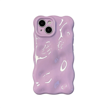 Carcasă minimalistă cu valuri de nori pentru iPhone 11/12/13/14 Pro și Pro Max, inclusiv iPhone 16 Pro Max