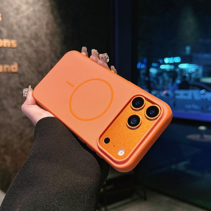 Magnetska mat zaštitna futrola za iPhone 11–17 seriju, otporna na padove, otiske prstiju, PC + TPU