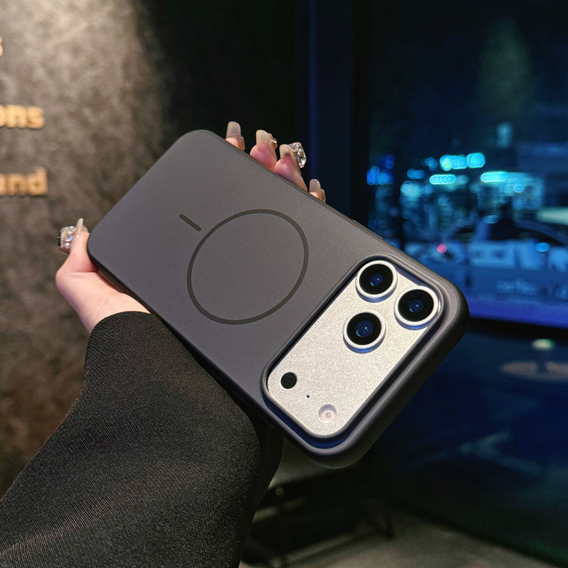 Magnetska mat zaštitna futrola za iPhone 11–17 seriju, otporna na padove, otiske prstiju, PC + TPU