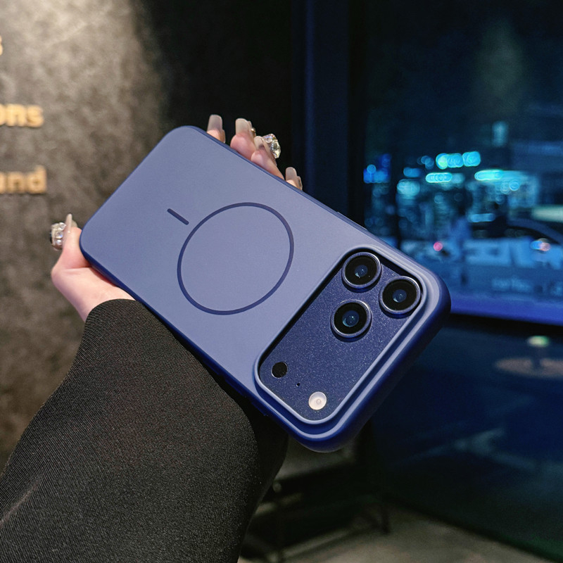 Magnetska mat zaštitna futrola za iPhone 11–17 seriju, otporna na padove, otiske prstiju, PC + TPU