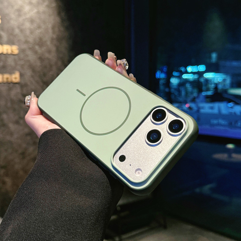 Magnetska mat zaštitna futrola za iPhone 11–17 seriju, otporna na padove, otiske prstiju, PC + TPU