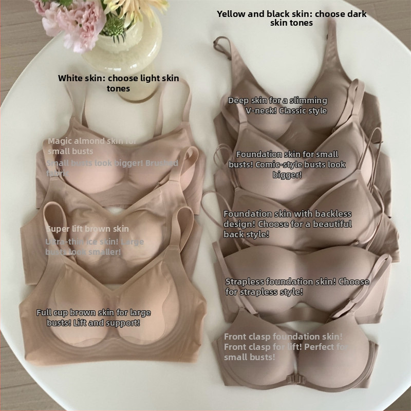 Dámska bezramienková podprsenka, protišmyková, neviditeľná, bezšvová, dizajn tub-wrap
