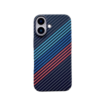 Husa iPhone 17 cu Kevlar water-transfer pentru iPhone 16 Pro Max, cu prindere magnetică încorporată și carcasă PC cu acoperire completă