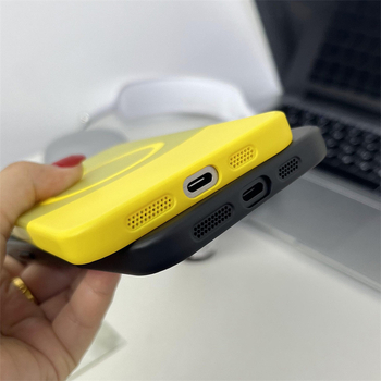 Spojeno magnetsko kućište za iPhone 13–16 Pro – kontrastne boje, mat završna obrada, kreativan dizajn