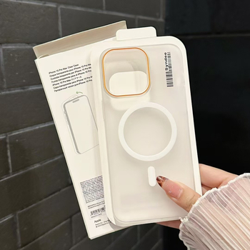 Magnetična ultra-tanka PC prozirna mat zaštitna maska za iPhone 16 Pro – potpuno pokriće, zaštita od padova