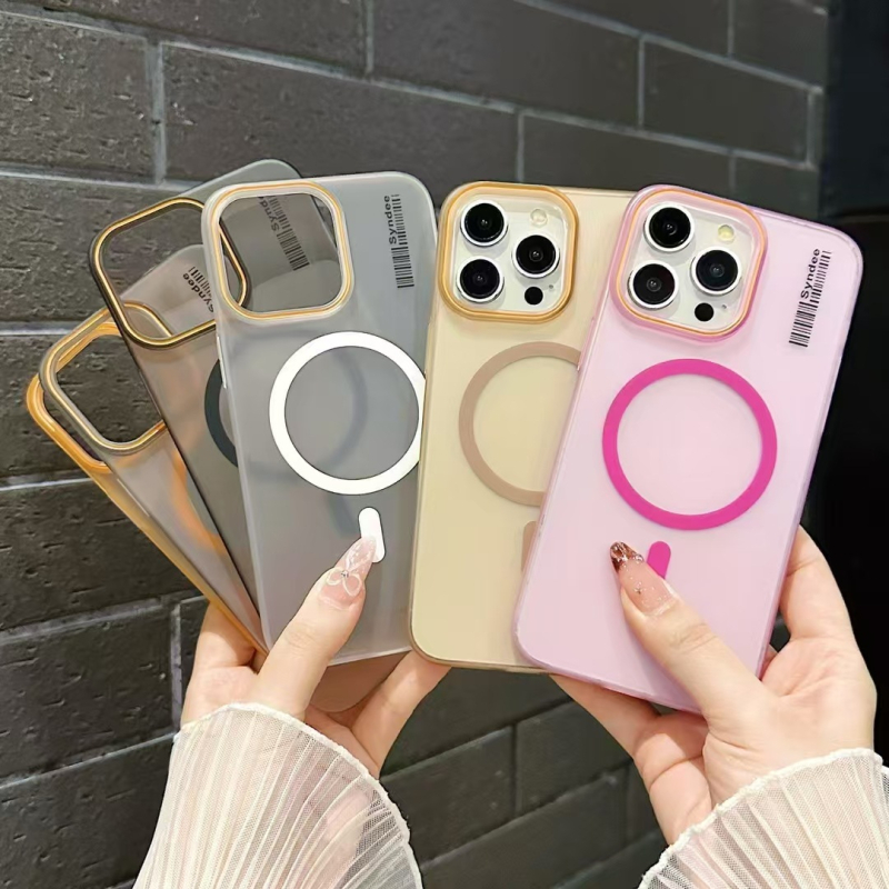 Magnetična ultra-tanka PC prozirna mat zaštitna maska za iPhone 16 Pro – potpuno pokriće, zaštita od padova