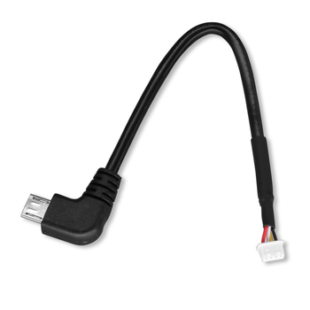 Cablu terminal unghiular Micro USB către 1,25 mm pentru camere de securitate și dispozitive purtabile inteligente