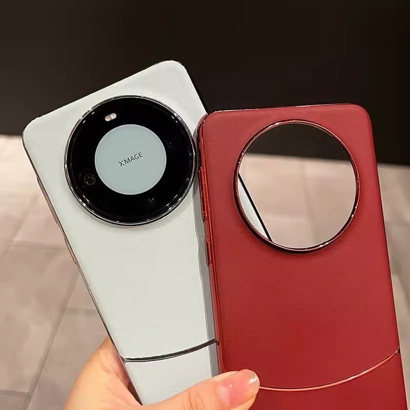 Binbei електроплатен кожен калъф за Huawei Mate60 Pro+ – пълна защита с PC корпус, против изпускане
