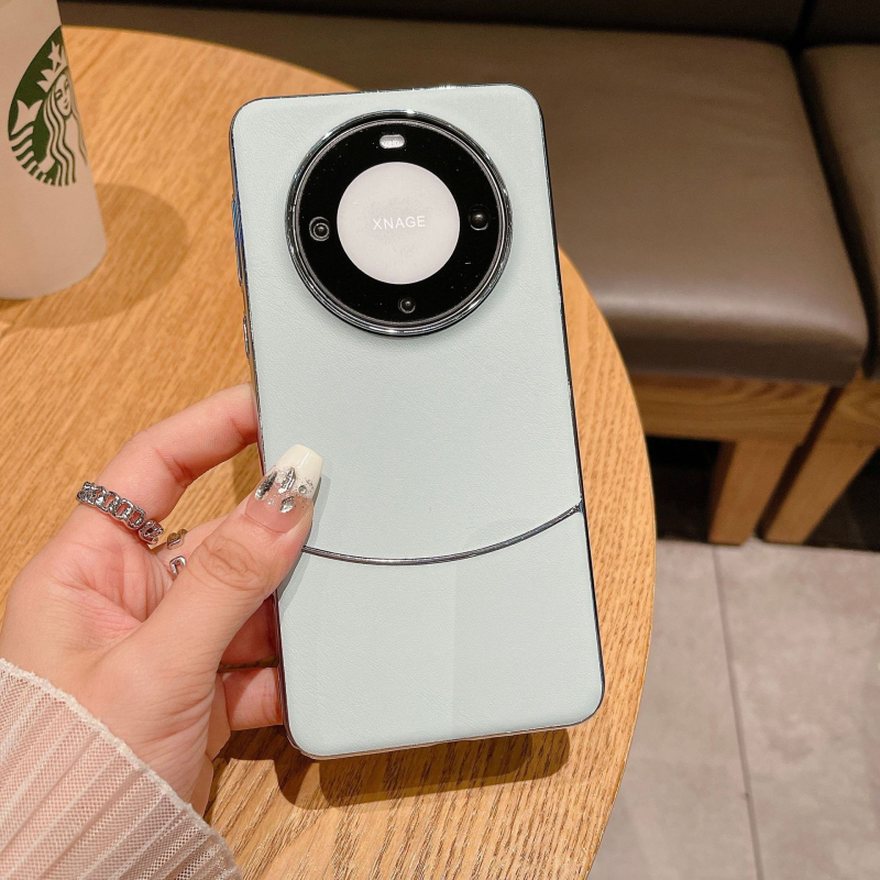 Binbei електроплатен кожен калъф за Huawei Mate60 Pro+ – пълна защита с PC корпус, против изпускане