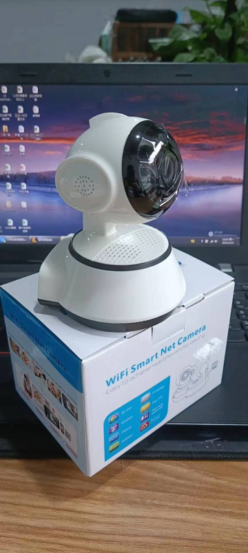 Безжична камера с Wi-Fi, дистанционно наблюдение през смартфон, HD мрежово видеонаблюдение със слот за SD карта, V380