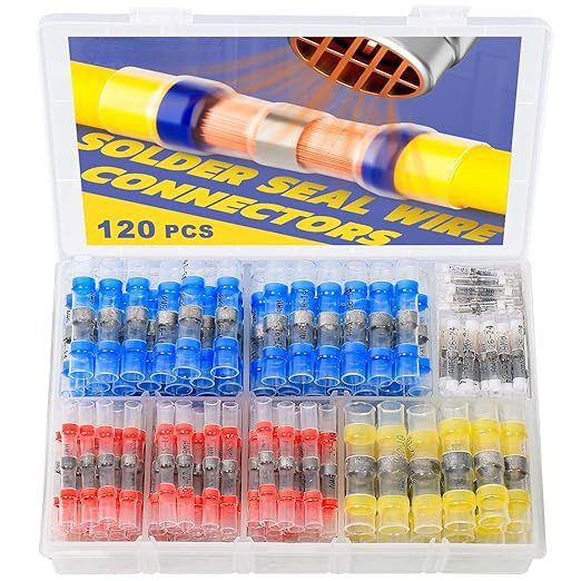 Kit de conectori de sudură cu țeavă termoretractabilă intermediară și inel de lipire impermeabil