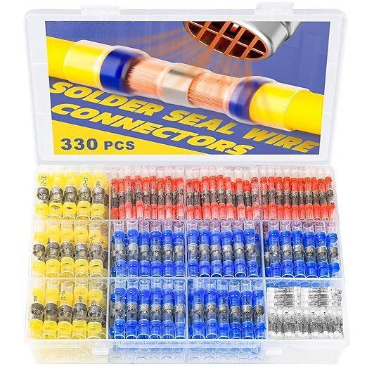 Kit de conectori de sudură cu țeavă termoretractabilă intermediară și inel de lipire impermeabil