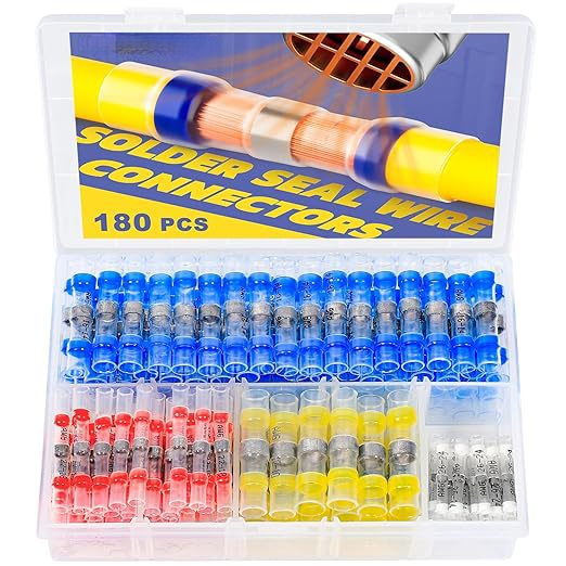 Kit de conectori de sudură cu țeavă termoretractabilă intermediară și inel de lipire impermeabil