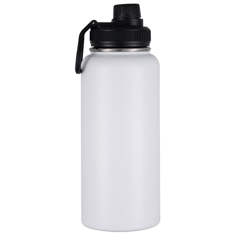 Recipient din oțel inoxidabil 304, 32 oz, finisaj pudrat, izolație termică, portabil pentru exterior, personalizabil