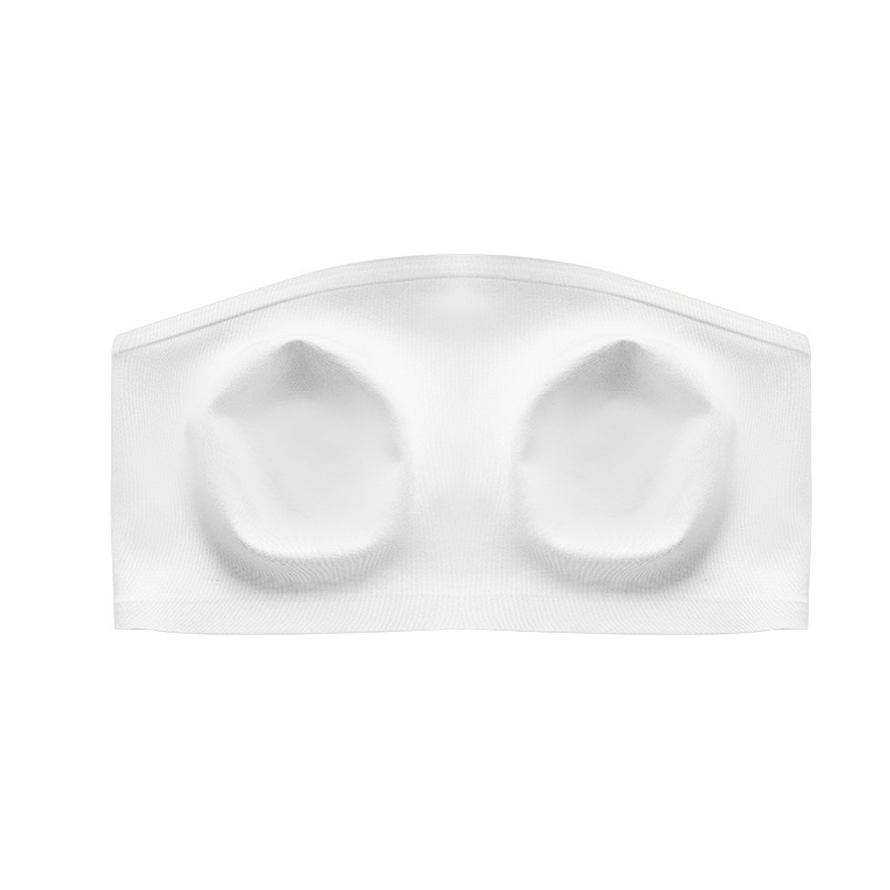Váll nélküli, varrás nélküli melltartó nagyobb keblekhez, csúszásmentes, szép hátsó rész, tube-top stílus, vékony nyári modell