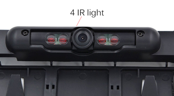 Zadnja kamera za parkiranje s 4 LED-ima, HD infracrveno noćno vid, euro okvir, model PZ421-A