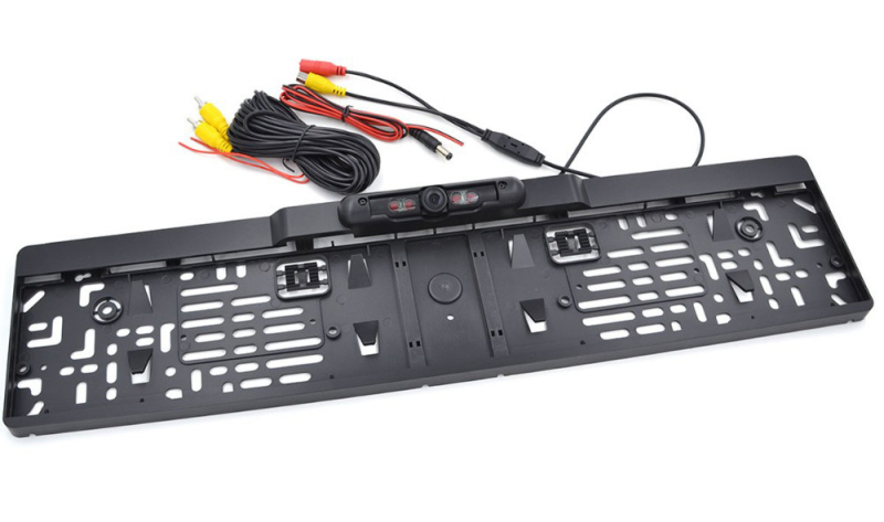 Zadnja kamera za parkiranje s 4 LED-ima, HD infracrveno noćno vid, euro okvir, model PZ421-A