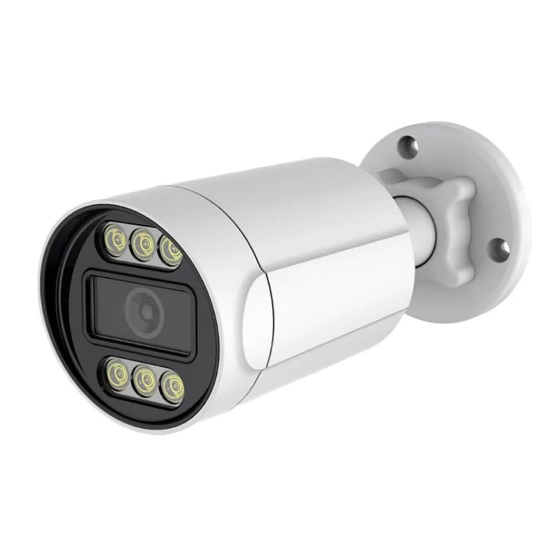 Vanjska fiksna mrežna kamera s PoE, 8 MP, 4K, potpuno metalno kućište, s zvukom