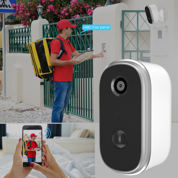 Cameră de securitate 1080P alimentată solar, inteligentă pentru casă, monitorizare wireless în exterior