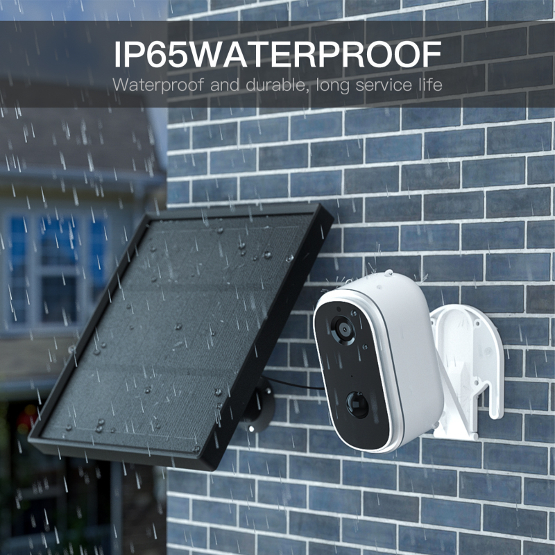 Cameră de securitate 1080P alimentată solar, inteligentă pentru casă, monitorizare wireless în exterior