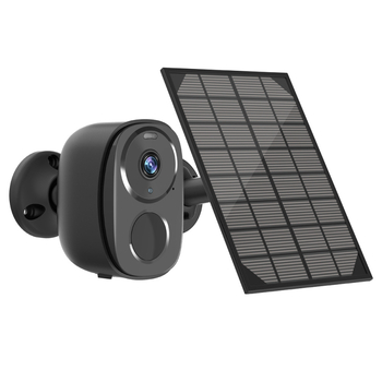 Solarna bežična kamera za kućnu upotrebu s ugrađenom baterijom, daljinski pristup putem mobilne aplikacije, 2K HD noćni vid
