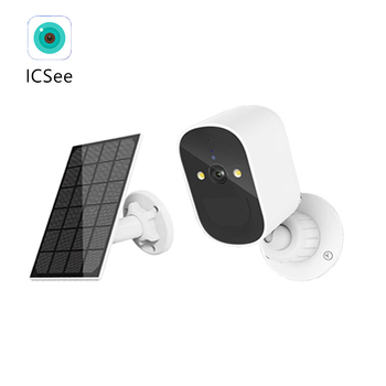 ICSee solarna vanjska kamera za nadzor s niskom potrošnjom energije i daljinskim Wi-Fi povezivanjem, 1080p