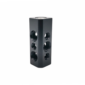 Aluminijski višestruki adapter za bljeskalicu, mikrofon i monitor, s hot-shoe nosačem, dodatci za kameru, vijci 1/4" i 3/8"